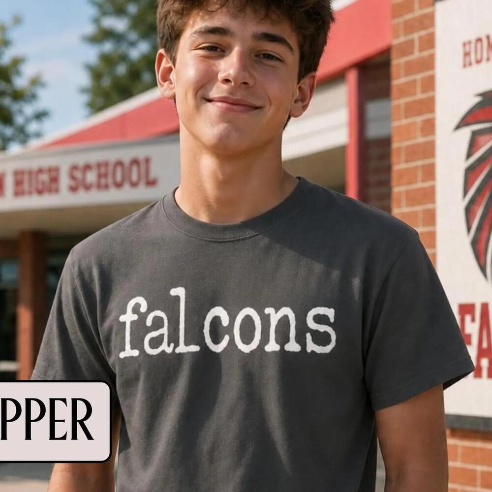 Falcons Spirit Wear Shirt, Falcons School Shirt, Falcons Fan Tee